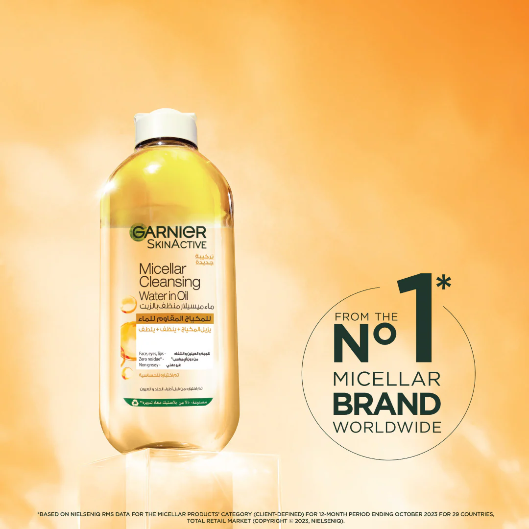 Garnier Micellar Water Oil-Infused Facial Cleanser And Waterproof Makeup Remover - Image 3