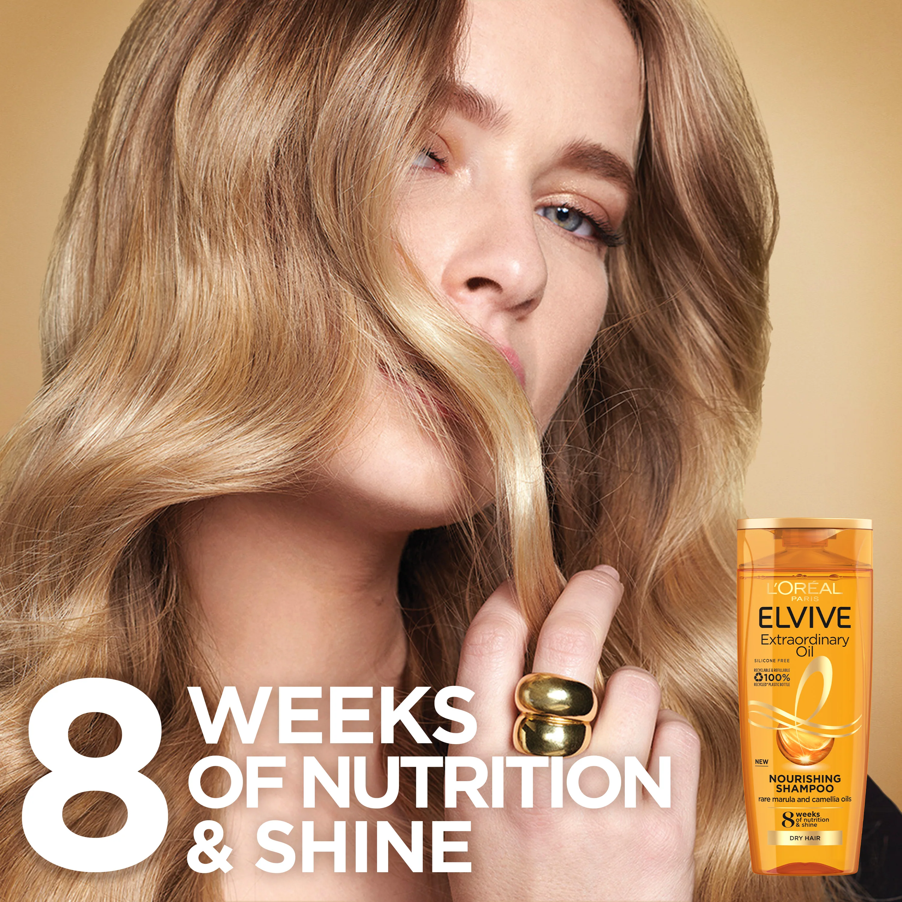 L’Oréal Paris Elvive Extraordinary Oil Nourishing Shampoo For Normal Hair With Tendency To Dry - Image 6