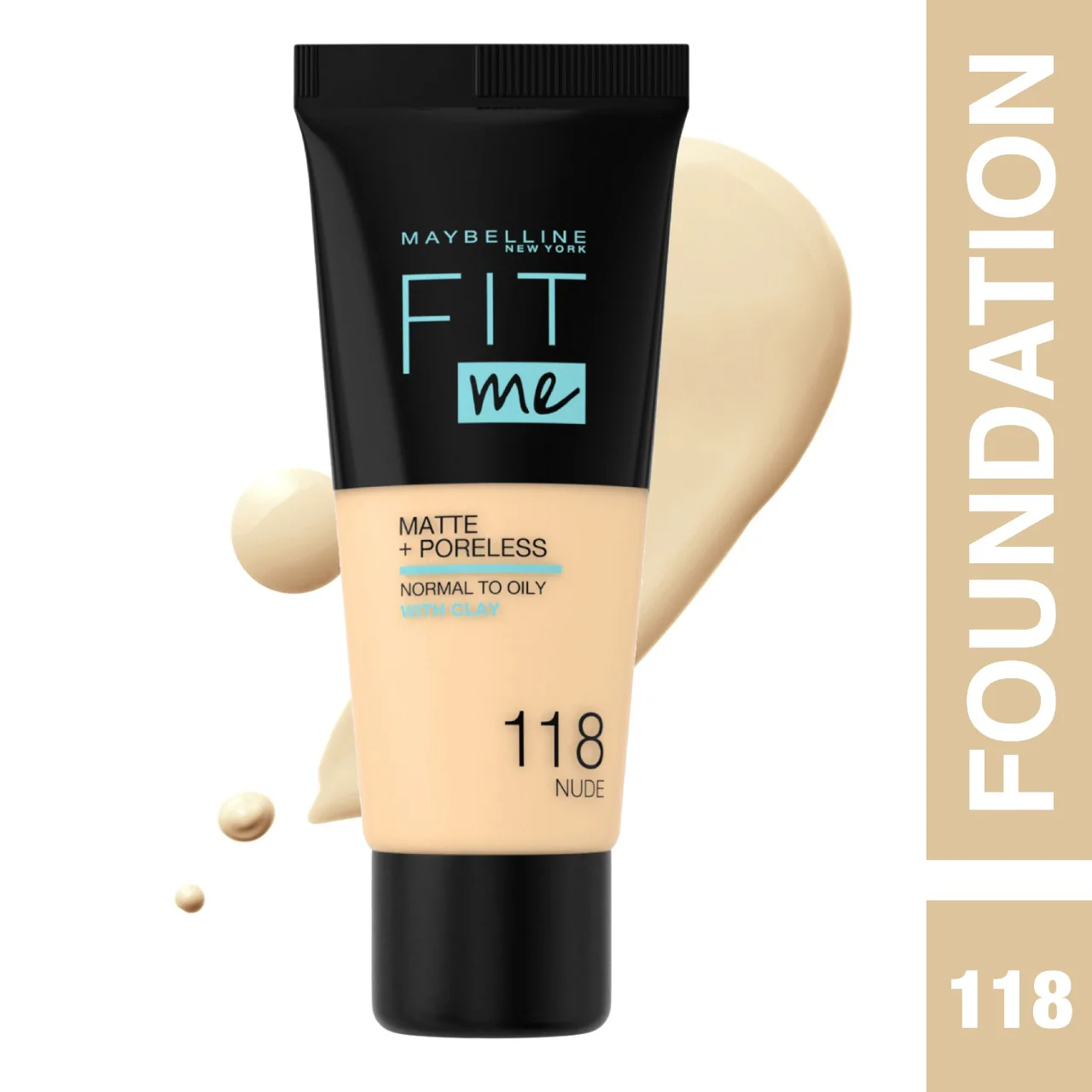 Maybelline New York Fit Me Matte Poreless Liquid Foundation Ideal For Normal To Oily Skin - Image 16