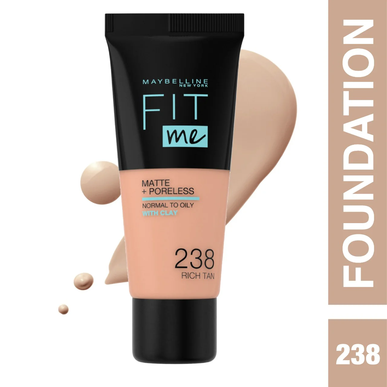 Maybelline New York Fit Me Matte Poreless Liquid Foundation Ideal For Normal To Oily Skin - Image 26
