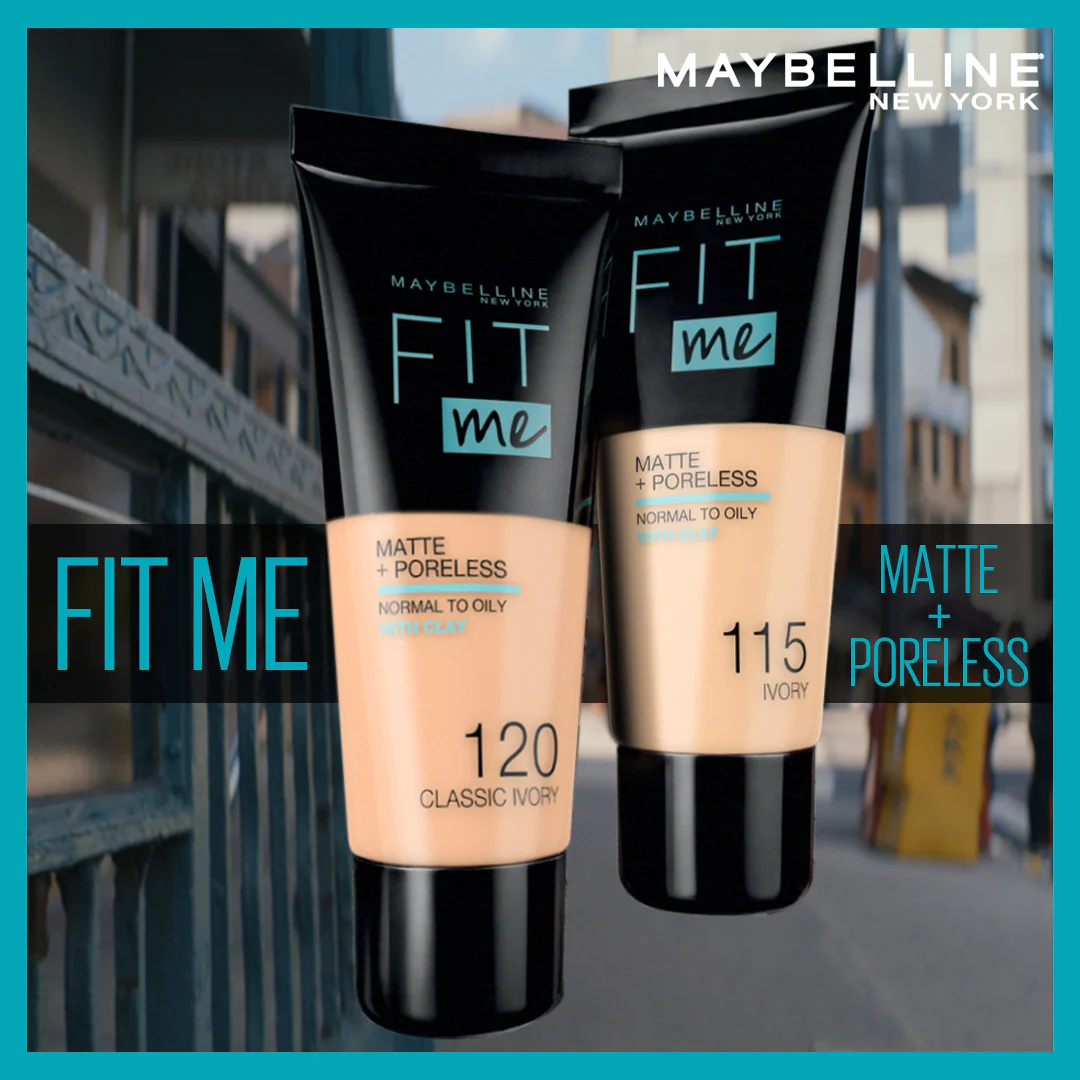 Maybelline New York Fit Me Matte Poreless Liquid Foundation Ideal For Normal To Oily Skin - Image 9