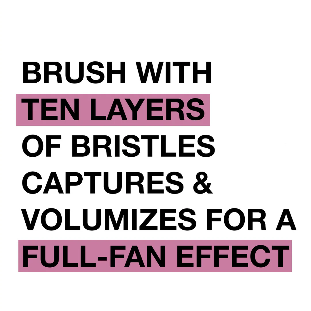 Maybelline New York Lash Sensational Washable Volumizing Full Fan Effect Black Mascara - Image 3