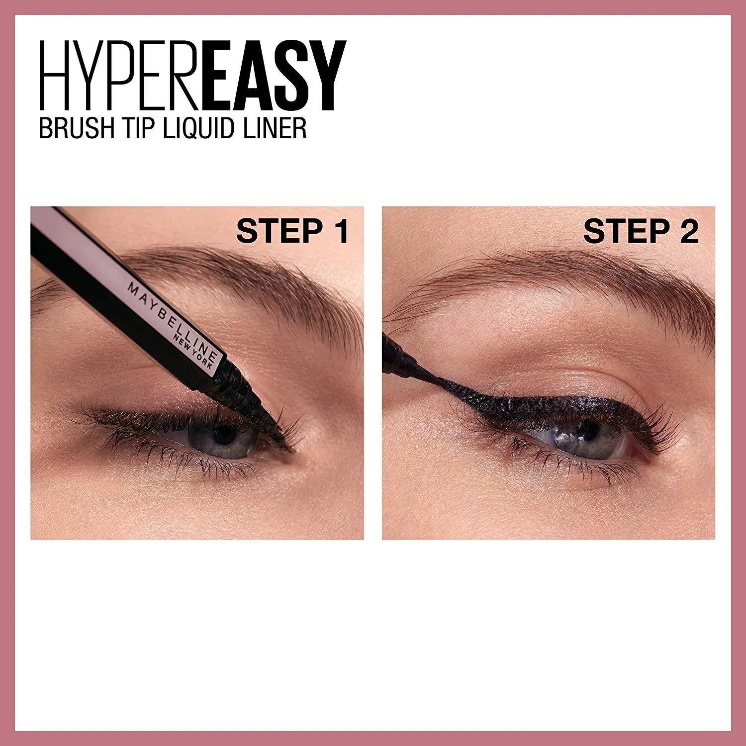 Maybelline New York Eyestudio Hyper Easy Liquid Liner Matte - Intense Black Lasts For Up To 24H - Image 3