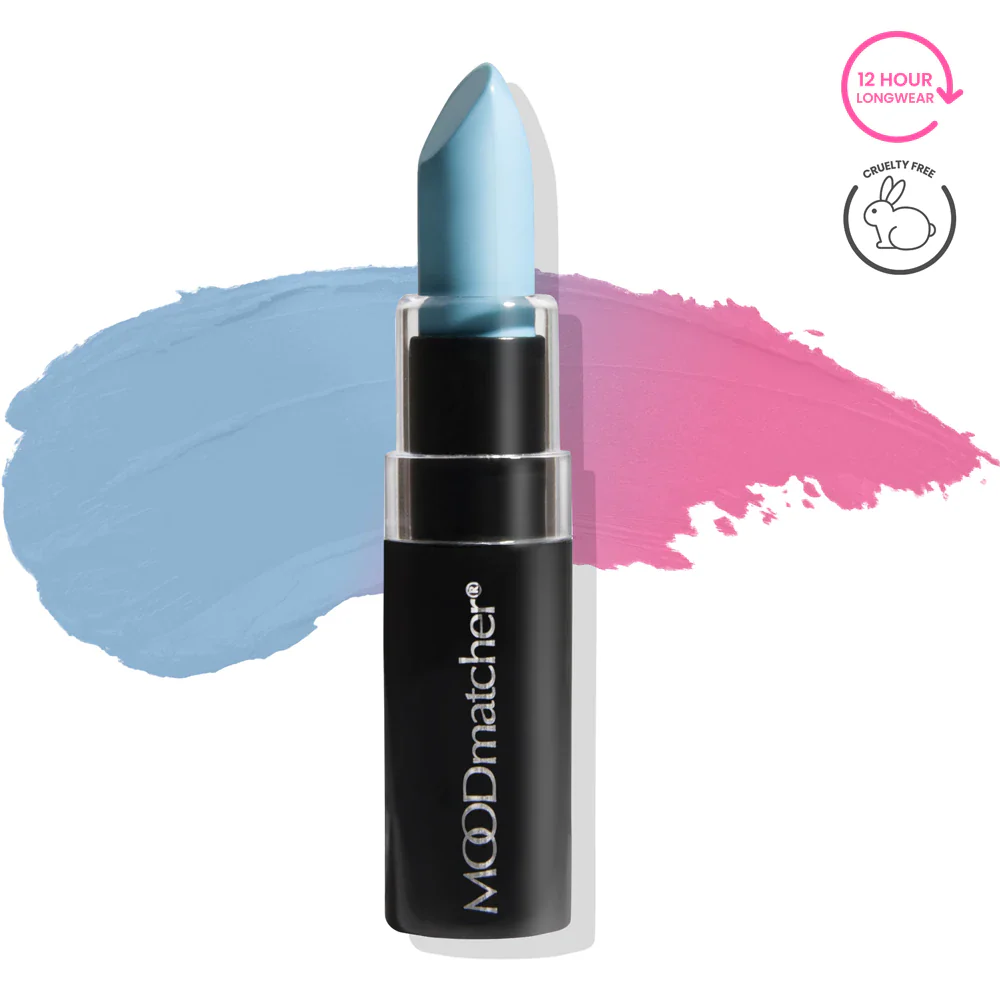 MoodMatcher Color Changing Lipstick Light Blue To Very Light Pink - Image 4
